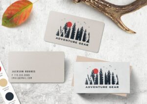 adventure image business cards