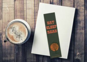 custom bookmarks with coffee