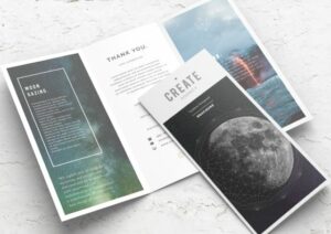 tri fold brochures agency images