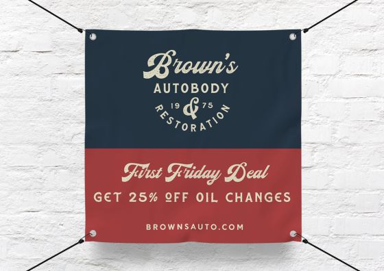auto shop custom banner